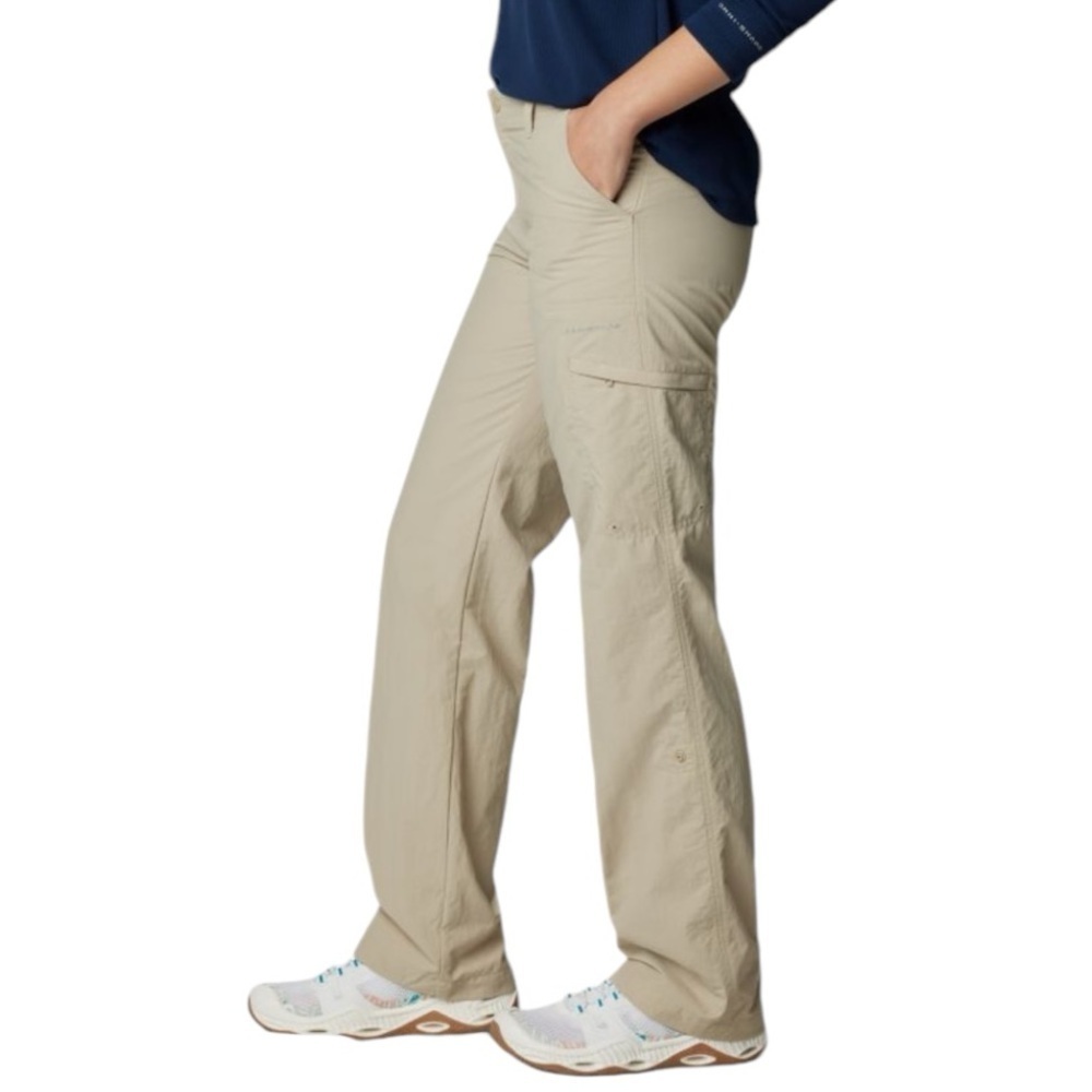 NWT Columbia PFG Aruba Roll Up Pants Color Fossil Size 12